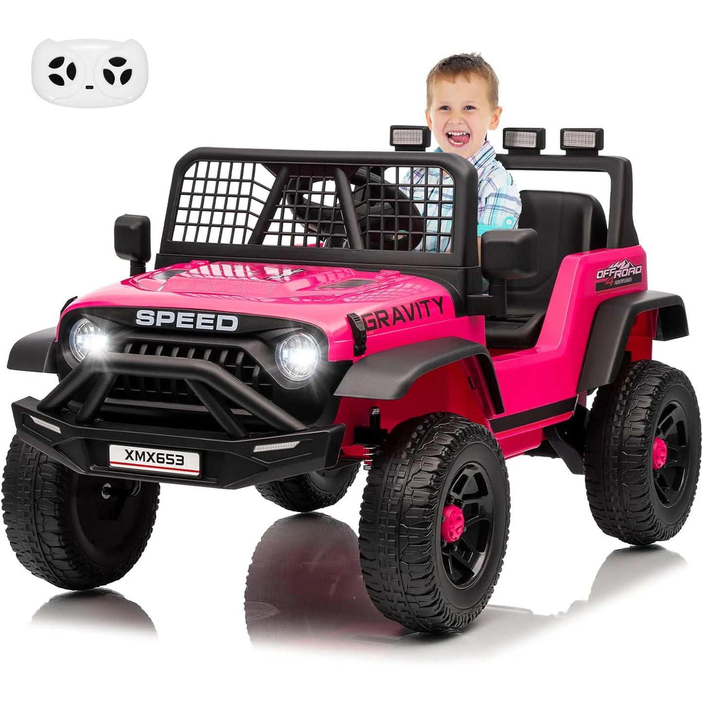 12V Ride On Car For Kids Remote Controlled LED Lights