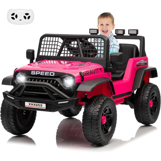 12V Ride On Car For Kids Remote Controlled LED Lights