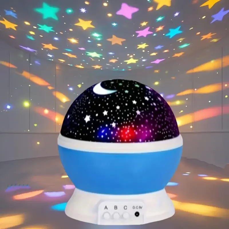 USB Powered Starry Night Light Projector Moon and Stars