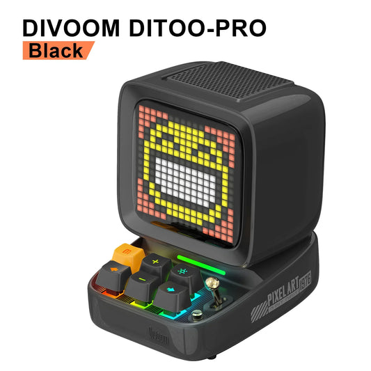 Divoom Ditoo Pro Portable Bluetooth Speaker Pixel Art Clock