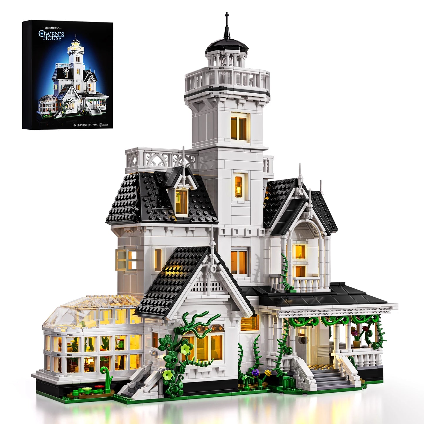 Magic House Blocks Set 1877 Pieces Architecture Model