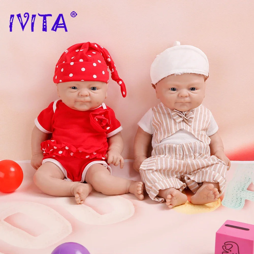 IVITA 100 Percent Silicone Reborn Doll Kit Lifelike Baby Toy Gift