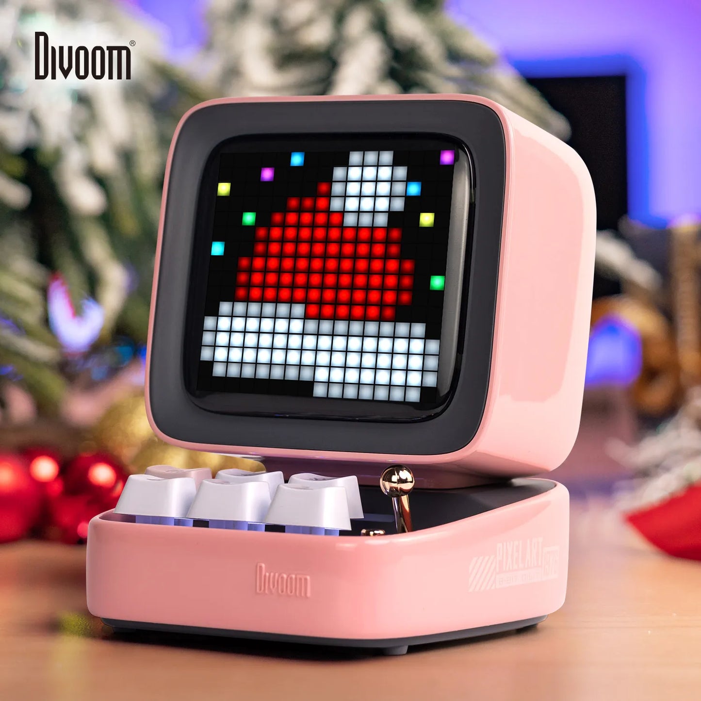Divoom Ditoo Pro Portable Bluetooth Speaker Pixel Art Clock
