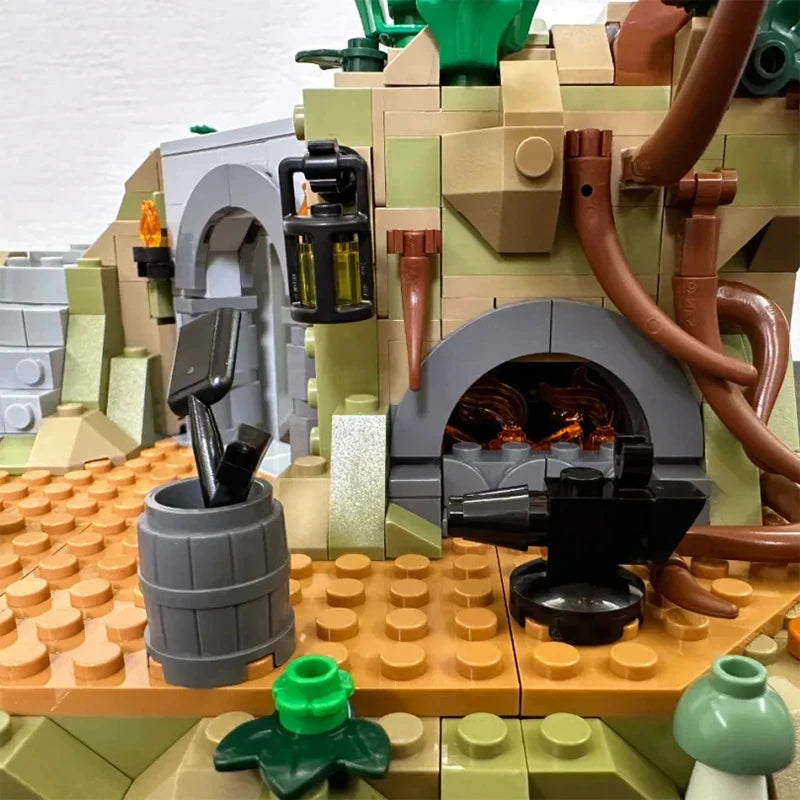 MINISO 6167Pcs Castle Building Blocks Set MOC Display Toys