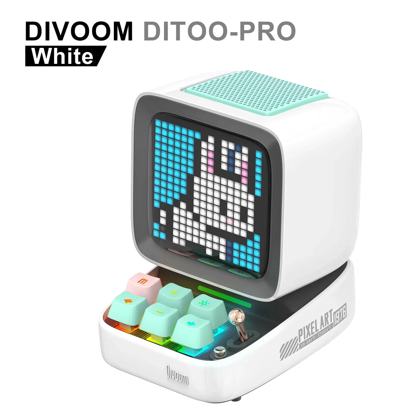Divoom Ditoo Pro Portable Bluetooth Speaker Pixel Art Clock