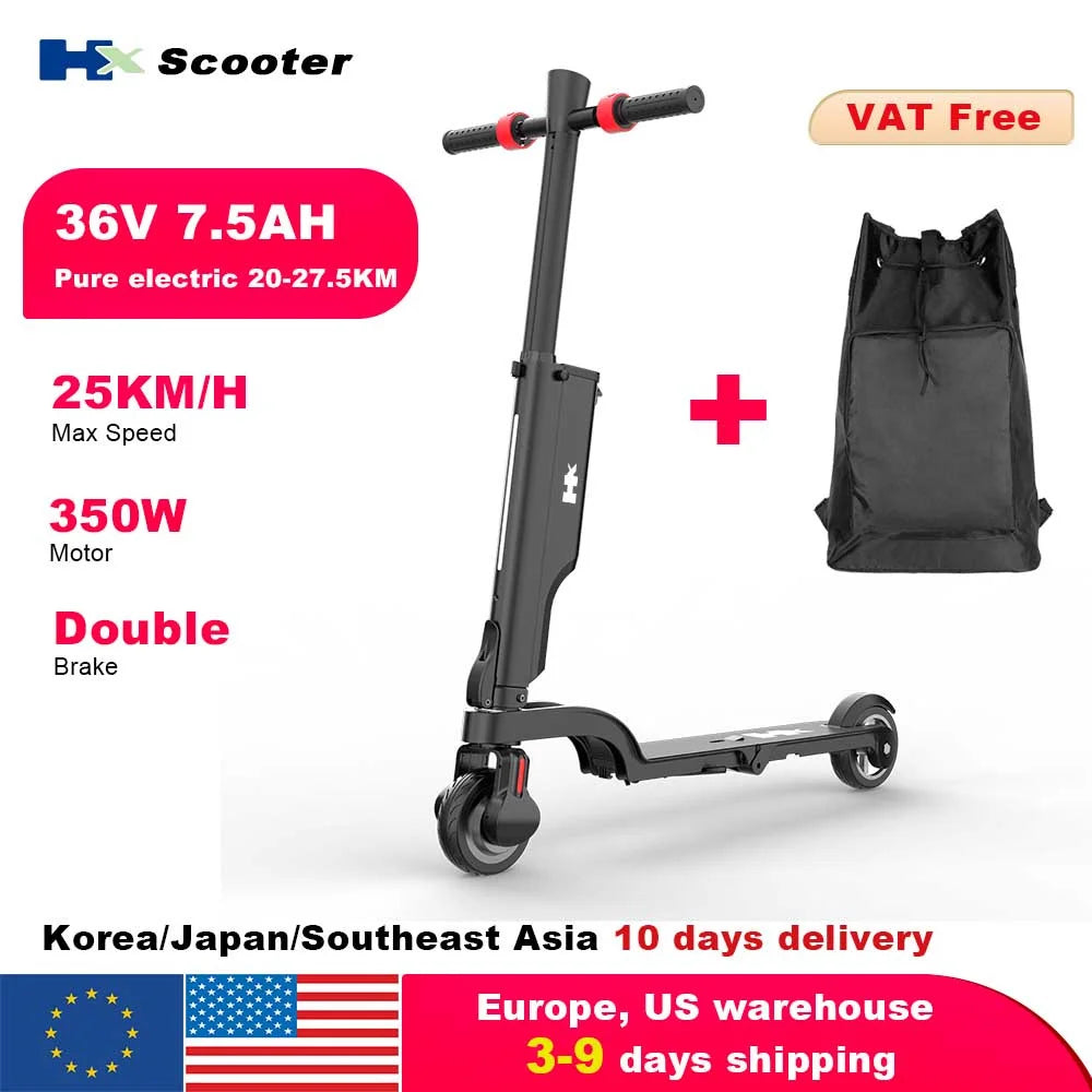 HX X6 Electric Scooter 350W 25kmh Foldable Smart App