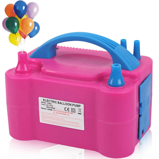 Electric Balloon Inflation Pump 600W Double Nozzle Portable