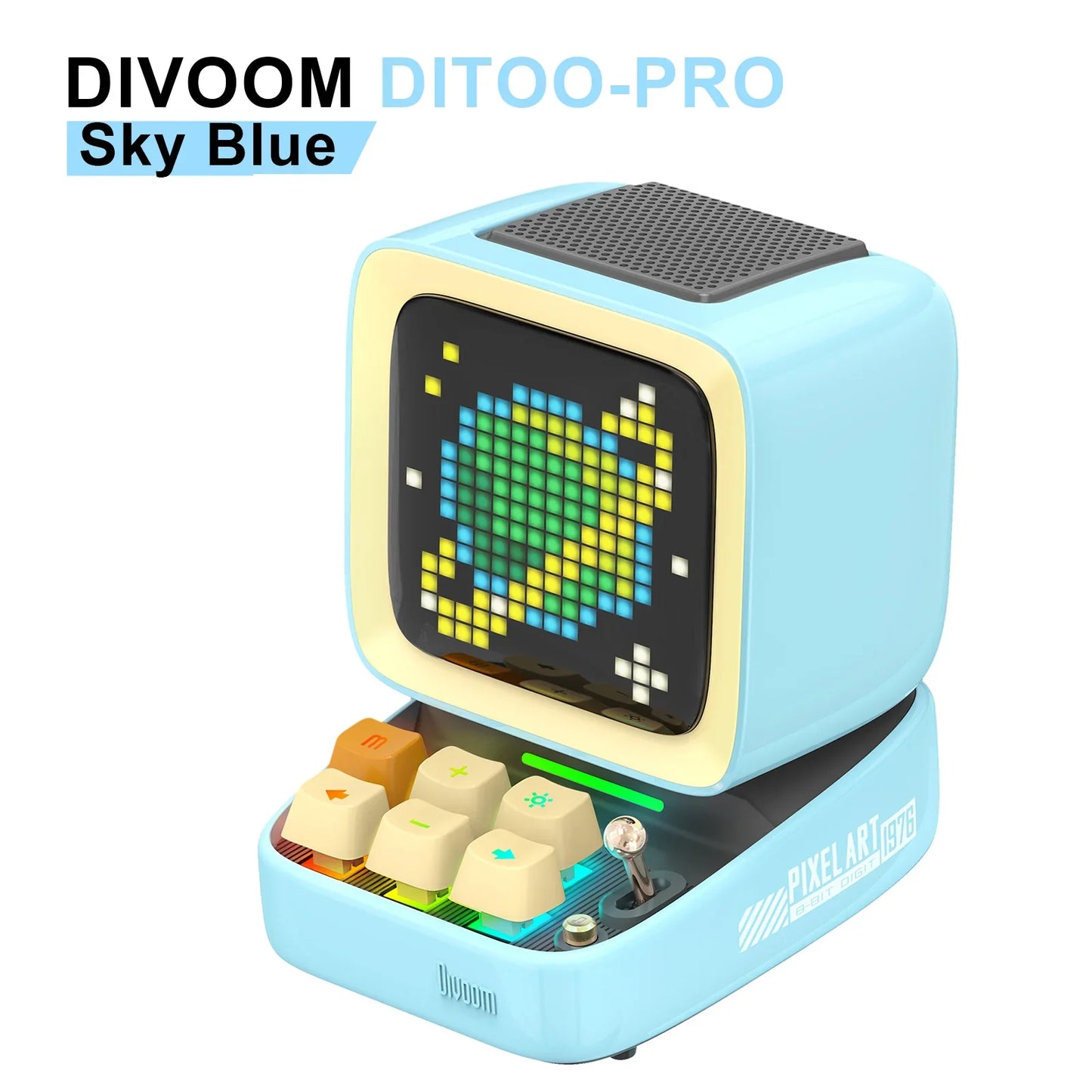 Divoom Ditoo Pro Portable Bluetooth Speaker Pixel Art Clock