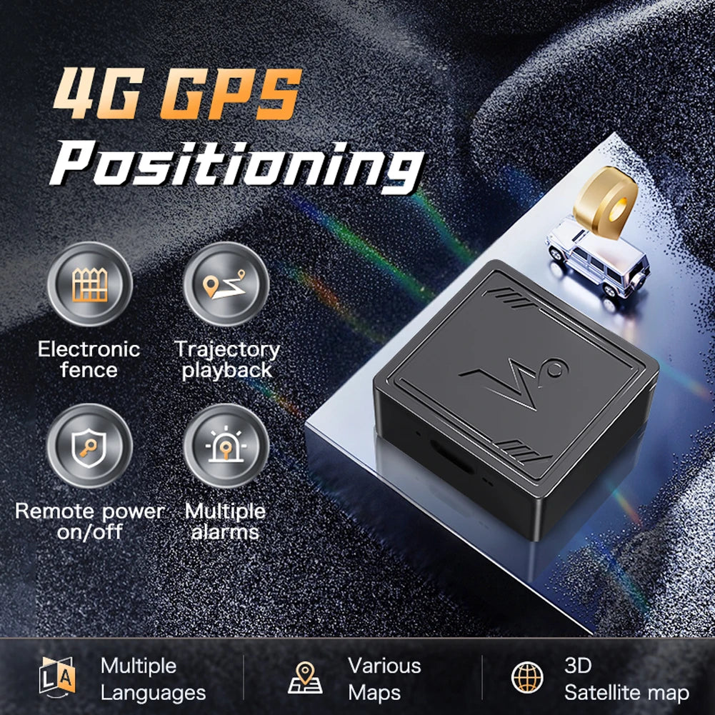 ALLOYSEED 4G GPS Tracker With Real Time Tracking App