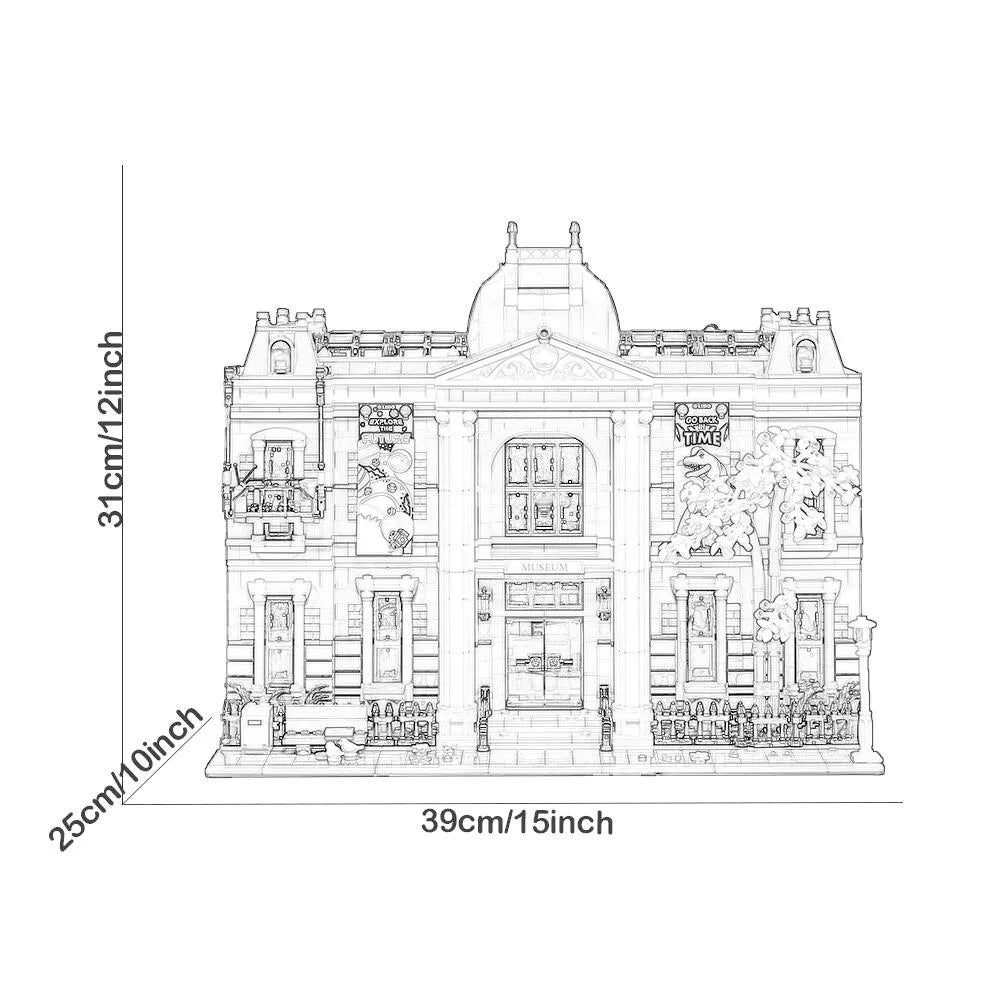 Creative Ideas Compatible 10224 Street View Building Block Set