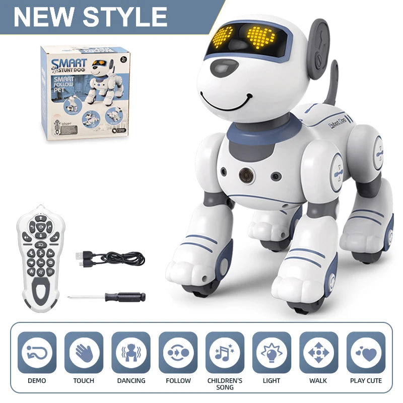 Kelaton RC Robot Dog With Voice Command Programmable Touch Sensor
